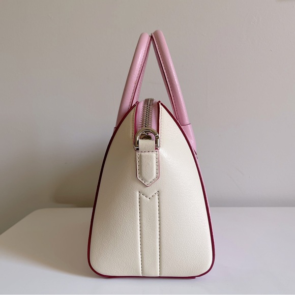 Givenchy Goatskin Tri-color Mini Antigona (Pink & Off White) - Picture 10 of 12